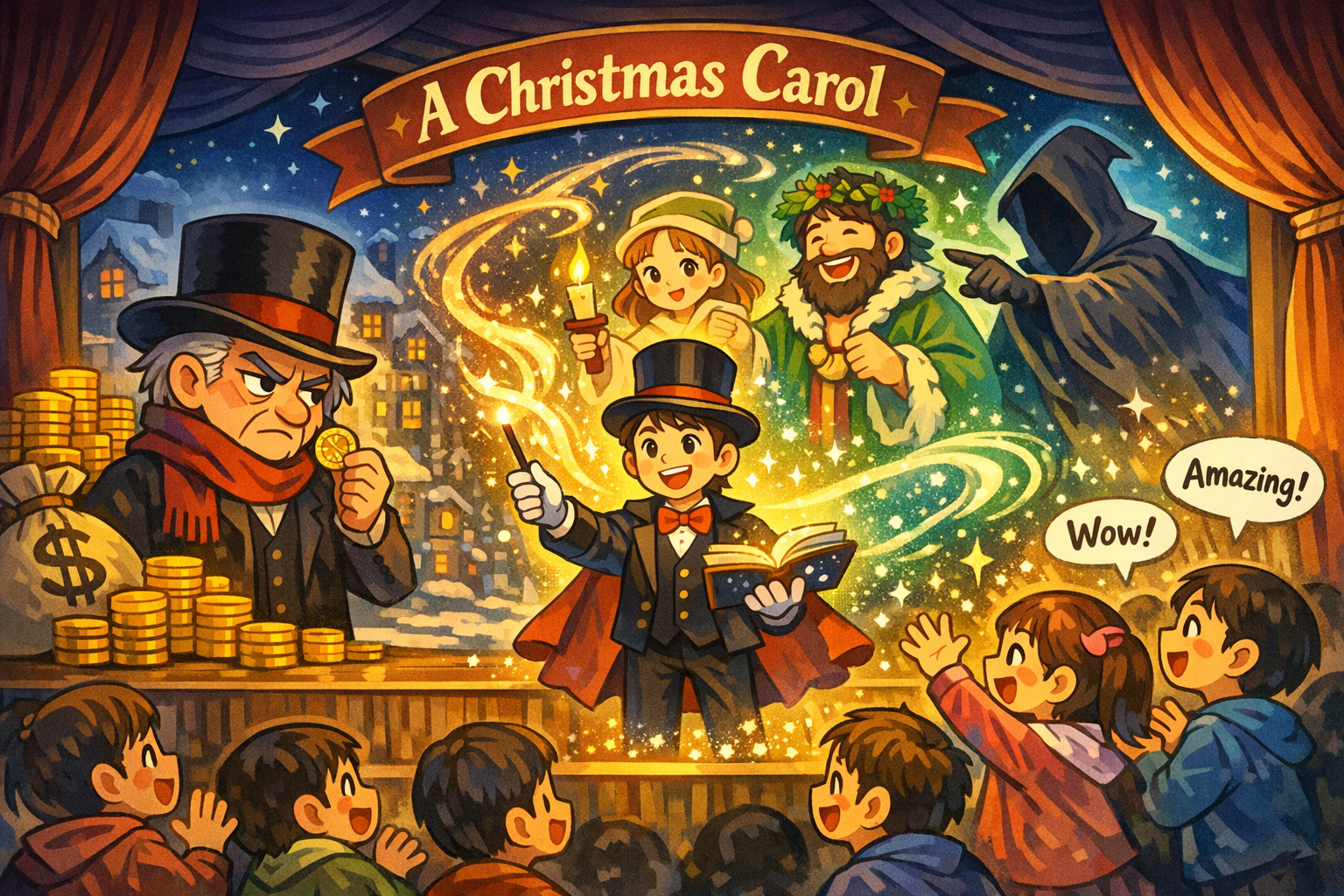 대구마술공연 소개, 영어와 마술로 만나는 가장 따뜻한 이야기 ‘구두쇠의꿈(The Miser’s Dream)’ 마술공연#114