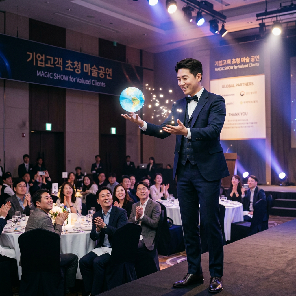 대구마술공연, 퍼스트매직 신진욱마술사와 함께하는 기업과 가정의 소통을 위한 ‘가족 초청 직장 체험 [Open Office]★☆매직쇼’ – 국민건강보험편