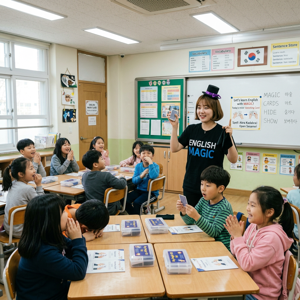 대구마술공연 여름방학 특강 추천: 퍼스트매직 신진욱마술사의  ‘영어마술교실’ – 글로벌매직키드스쿨