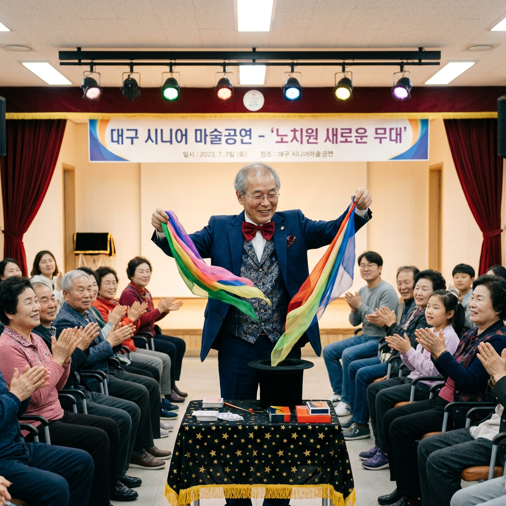 대구 시니어 마술공연 | 노치원(시니어 유치원)이라는 새로운 무대, 대구 마술공연 연합 퍼스트매직 신진욱마술사!