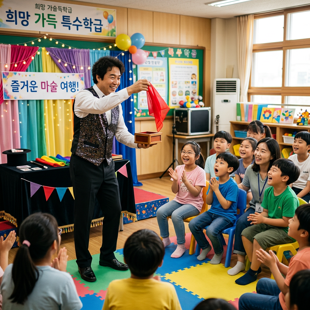 대구과학기술고등학교 특수학급 마술공연 후기 | 대구 찾아가는 마술공연 퍼스트매직 신진욱마술사